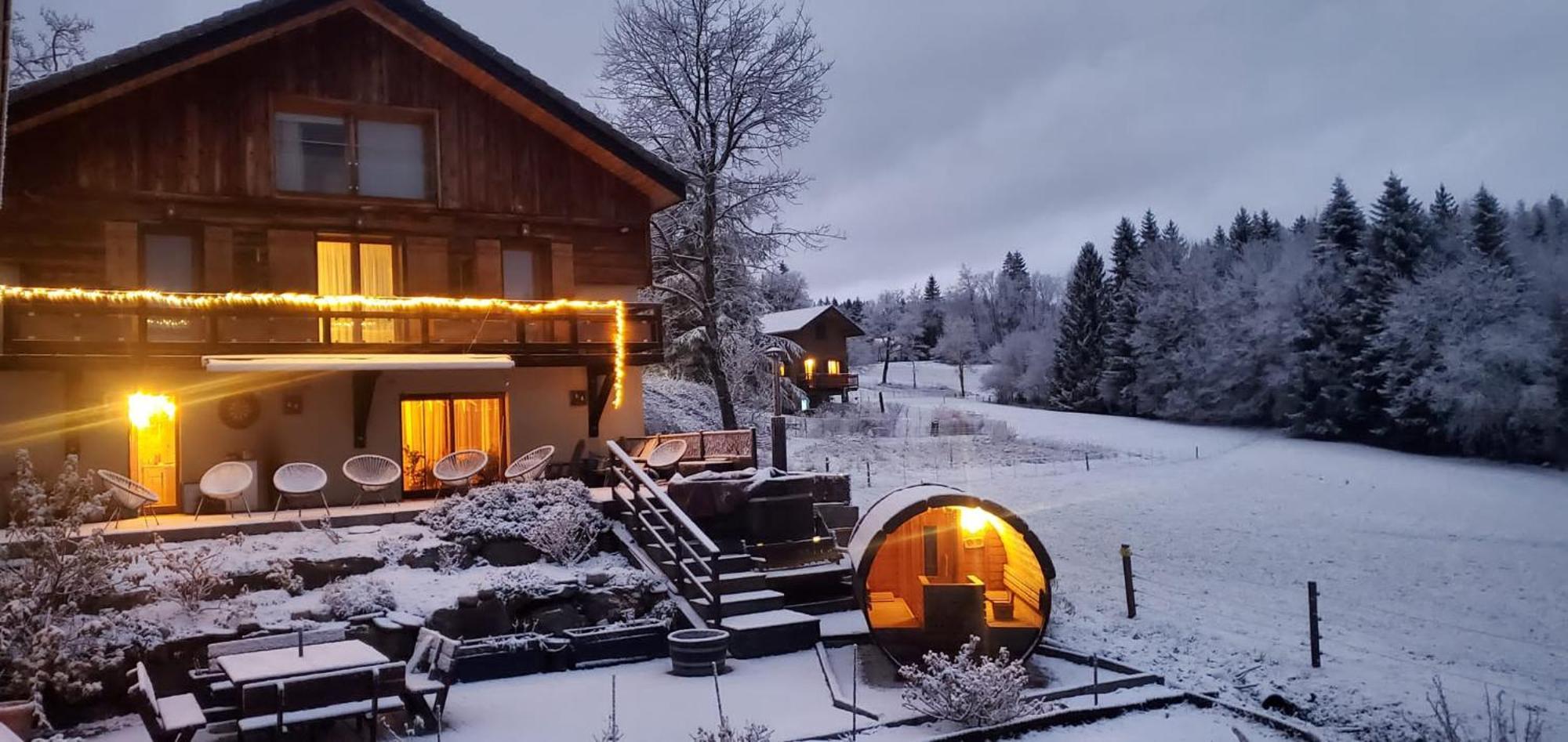 Les Chalets De Ludran Viuz-en-Sallaz المظهر الخارجي الصورة